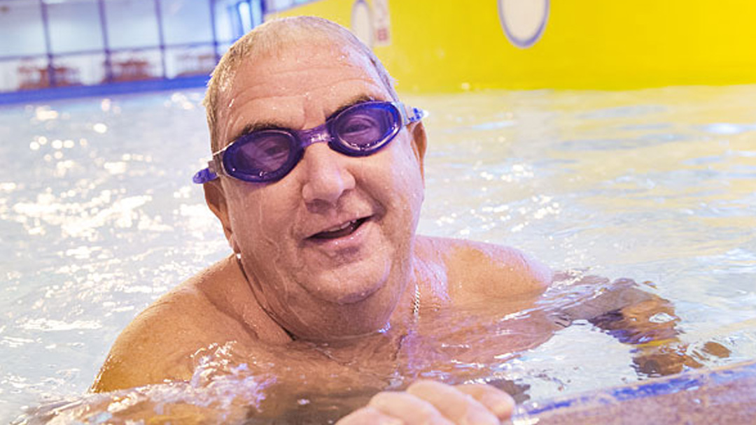 Photo of Brian, an adult swimmer who provided a testimonial for Swim2Swim